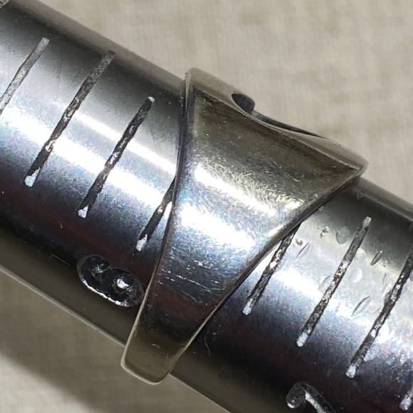 Retired James Avery die-cut heart ring - Picture 3 of 5